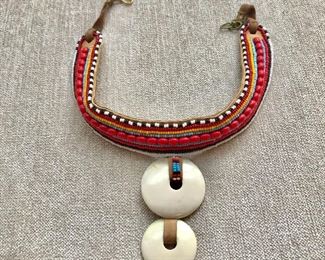 $50 Multi color beaded  necklace 