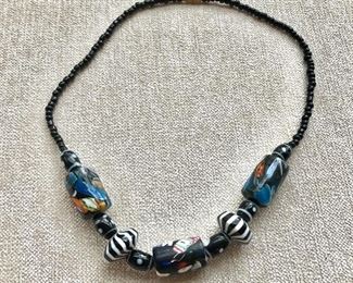 $45 Necklace with Venetian beads 
