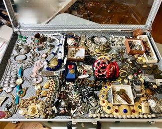 Lots of costume jewelry & some sterling 