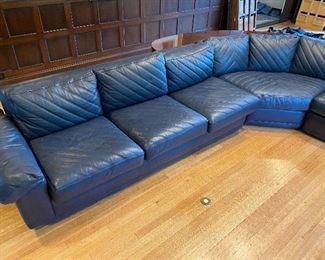 First Section is 86” Long 36”Deep and 28” Tall