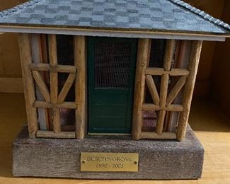 Bush’s Grove Model Hut
12” tall 10” square
Silent Auction Bidding starts at $100