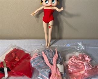 1980s Betty Boop Doll With Accessories