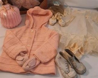 Baby Clothes, Shoes, Blankets, and Dolls