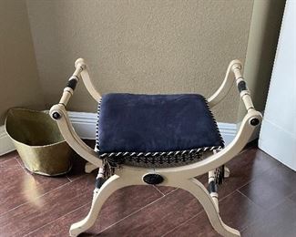 Pair Of Regency X-Form Benches ~ England ~ C. 1815