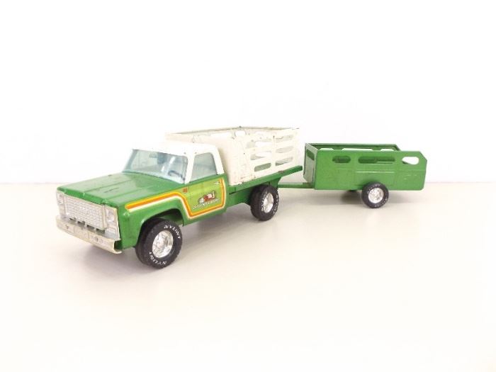1970's Nylint Farms Stake Truck and Trailer
