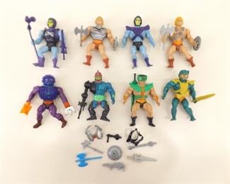 1980's Original He-Man MOTU Action Figures, Weapons, etc.
