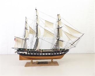 VERY WELL DONE Plastic Model of the USS Constitution
