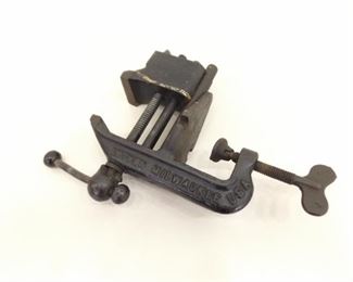 Antique Luther Clamp on Anvil Vise 
