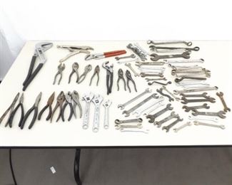 Large Lot of Various Wrenches
