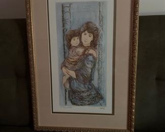 Edna Hibel Signed and numbered