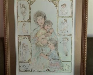 Edna Hibel signed and numbered