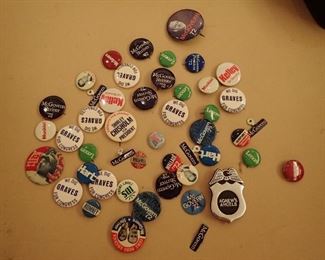 Political and Vintage Pins