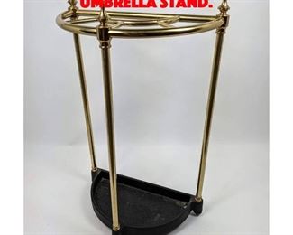 Lot 90 Classical Brass and Iron Umbrella Stand. 