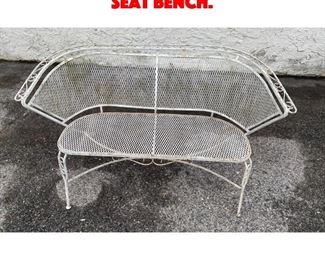 Lot 248 Salterini Style Love Seat Bench.