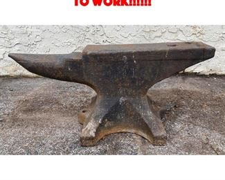 Lot 250 Heavy Iron Anvil. Get to Work