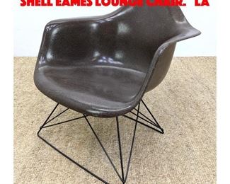 Lot 344 HERMAN MILLER Fiberglass Shell EAMES Lounge Chair. LA