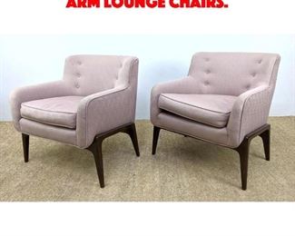 Lot 366 Pair Mid Century Modern Arm Lounge Chairs. 