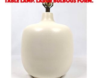 Lot 372 GUNNAR LOTTE BOSTLUND Table Lamp. Large Bulbous form.