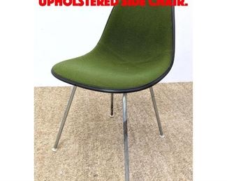 Lot 393 Herman Miller Green Upholstered Side Chair.