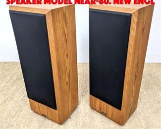 Lot 436 Pair NEAR Loudspeakers. Speaker model NEAR80. New Engl