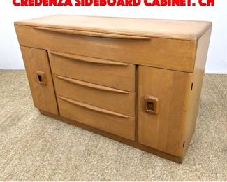 Lot 449 HEYWOOD WAKEFIELD Maple Credenza Sideboard Cabinet. Ch