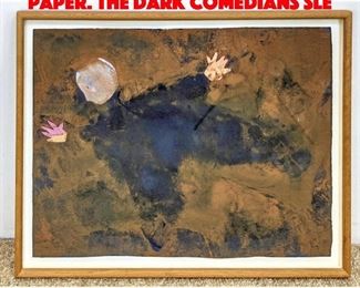 Lot 456 DeLoss McGraw Painting on Paper. The Dark Comedians Sle