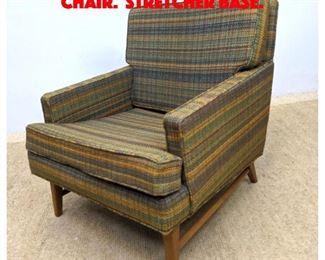 Lot 485 Paul McCobb Style Lounge Chair. Stretcher base. 