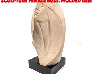 Lot 545 AUSTIN PRODUCTS 1981 Sculpture Female Bust. Molded resi