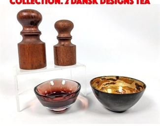 Lot 575 4pc Modernist Tableware Collection. 2 DANSK DESIGNS Tea