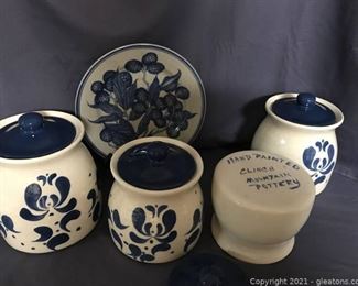 Clinch Mountain Pottery Canisters