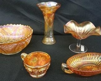 Vintage Carnival Glass lot