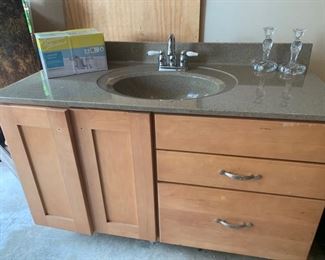 Bath Console with sink
