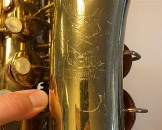 1906 Saxophone and case