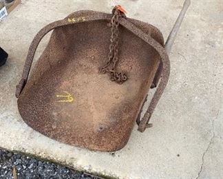 Antique dirt pan