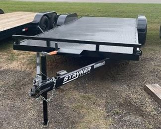7 x 20 steel deck car hauler dual axle (NEW)