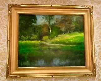 Dennis Sheehan  (B. 1950  American)                                                                               Oil on Canvas           34" x 40"