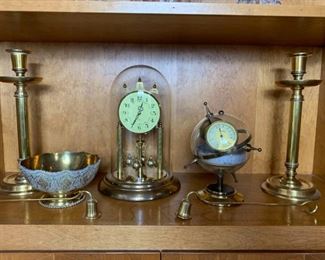 Anniversary Clock, Hydrometer, Brass Decor