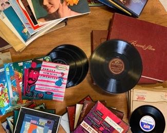 Collection of Vintage Vinyl Records