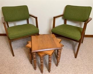 MidCentury Tables and Chairs