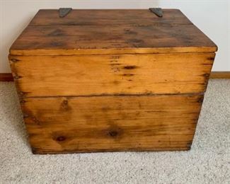 Wood Storage Chest
