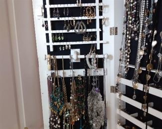 Tons of costume jewelry not cased