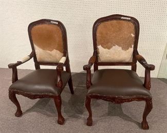 Auction Cowhide Chairs
