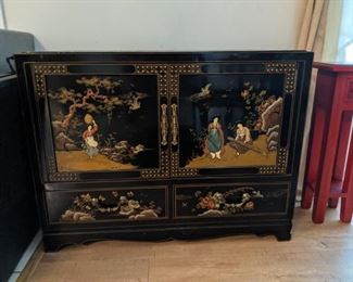 lots of Asian furniture