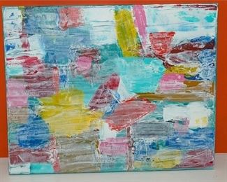 Abstract Oil Canvas Painting