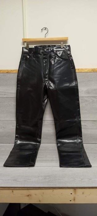 SUPER RARE 70S VINYL WRANGLER pants. NEW