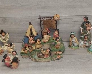 Native American Enesco Friends of the Feather 