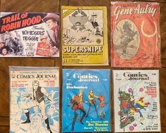 Misc Comic Journals and Gene Autry
