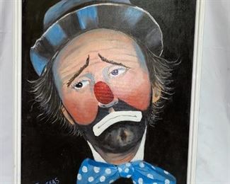 Painted clown by A Vilkausas