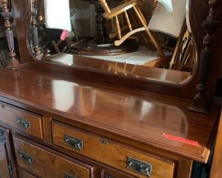 Parlor Buffet and mirror