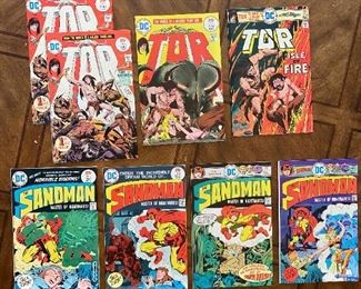 Tor and Sandman Comics